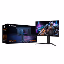 GIGABYTE AORUS FO27Q5P Moniteur de jeu OLED QHD – 2560 x 1440, 500 Hz, 0,03 ms, KVM, 300 cd/m², FreeSync Premium Pro, DisplayHDR True Black 500, HDMI 2.1 - Vue supplémentaire 7