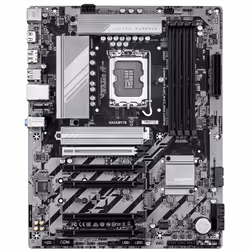 GIGABYTE B860 DS3H Carte mère - Processeurs Intel Core Ultra, VRM 8+1+2+2 phases, jusqu'à 6400 MHz DDR5, 1xPCIe 5.0 + 1xPCIe 4.0 M.2, LAN 2,5 GbE, USB 3.2 Gen 2x2