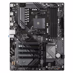 GIGABYTE B550 EAGLE Carte mère - Processeurs AMD Ryzen série 5000 G, VRM 10+3+1 phases, jusqu'à 3200 MHz DDR4, 1xPCIe 4.0 + 1xPCIe 3.0 M.2, LAN 1GbE, USB 3.2 Gen 2