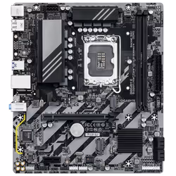 GIGABYTE B860M E Carte Mère - Processeurs Intel Core Ultra Series, VRM 4+1+2 phases, jusqu'à 8800MHz DDR5 (O.C), 2xPCIe 4.0 M.2, LAN 1GbE, USB 3.2 Gen 1 - Vue supplémentaire 2