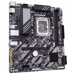 GIGABYTE B860M E Carte Mère - Processeurs Intel Core Ultra Series, VRM 4+1+2 phases, jusqu'à 8800MHz DDR5 (O.C), 2xPCIe 4.0 M.2, LAN 1GbE, USB 3.2 Gen 1 - Vue supplémentaire 3
