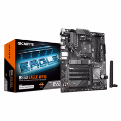 GIGABYTE B550 EAGLE WIFI6 Carte mère - Processeurs AMD Ryzen série 5000 G, VRM 10+3+1 phases, jusqu'à 3200 MHz DDR4, 1xPCIe 4 ...