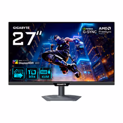 GIGABYTE M27UP Moniteur de jeu 27” 4K UHD - Mode double (4K 160Hz ou FHD 320Hz), 3840 x 2160, 1ms, 350 cd/m², FreeSync Premiu ...