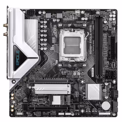 GIGABYTE B840M EAGLE WIFI6 Carte Mère – Processeurs AMD Ryzen 9000, 5+2+2 phases VRM, jusqu’à 7600 MHz DDR5 (O.C.), 1 x M.2 PCIe 4.0 + 1 x M.2 PCIe 3.0, Wi-Fi 6, LAN 2.5 GbE, USB 3.2 Gen 1