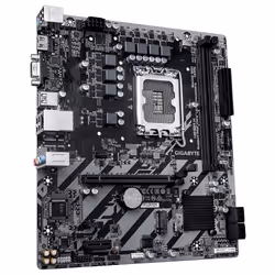 GIGABYTE H810M H Carte mère - Processeurs Intel Core Ultra (Série 2), VRM 4+1+2 phases, jusqu'à 6400 MHz DDR5, 1xPCIe 4.0 M.2, LAN 1GbE, USB 3.2 Gen 1