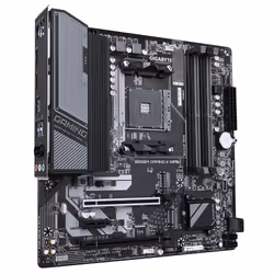 GIGABYTE B550M GAMING X WIFI6 Carte mère - Processeurs AMD Ryzen 5000, VRM 5+3 phases, jusqu'à 3200 MHz DDR4, 1x M.2 PCIe 4.0 + 1x M.2 PCIe 3.0, Wi-Fi 6, LAN 1 GbE, USB 3.2 Gen 1