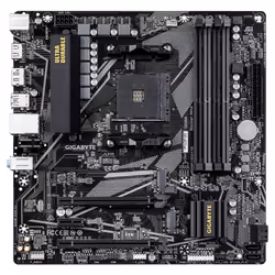 GIGABYTE B550M DS3H R2 Carte mère - Processeurs AMD Ryzen 5000, VRM 5+3 phases, jusqu'à 4733 MHz DDR4 (O.C.), 1x M.2 PCIe 4.0 + 1x M.2 PCIe 3.0, LAN 1 GbE, USB 3.2 Gen 1