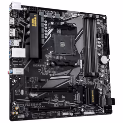 GIGABYTE B550M DS3H R2 Carte mère - Processeurs AMD Ryzen 5000, VRM 5+3 phases, jusqu'à 4733 MHz DDR4 (O.C.), 1x M.2 PCIe 4.0 + 1x M.2 PCIe 3.0, LAN 1 GbE, USB 3.2 Gen 1
