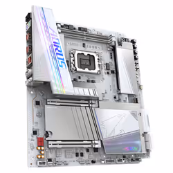 GIGABYTE Z890 AORUS TACHYON ICE Carte Mère – Processeurs Intel Core Ultra (série 2), VRM 18+1+2 phases, jusqu'à 9500 MHz DDR5 (O.C), 1 x PCIe 5.0 + 3 x PCIe 4.0, Wi-Fi 7, LAN 5 GbE, USB 3.2 Gen 2x2 - Vue supplémentaire 3