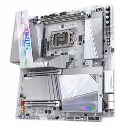 GIGABYTE Z890 AORUS TACHYON ICE Carte Mère – Processeurs Intel Core Ultra (série 2), VRM 18+1+2 phases, jusqu'à 9500 MHz DDR5 (O.C), 1 x PCIe 5.0 + 3 x PCIe 4.0, Wi-Fi 7, LAN 5 GbE, USB 3.2 Gen 2x2 - Vue supplémentaire 4