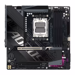 GIGABYTE B850M AORUS ELITE WIFI6E Carte mère - Processeurs AMD Ryzen série 9000, VRM numérique 12+2+2 phases, jusqu'à 8200 MHz DDR5 (O.C.), 1x M.2 PCIe 5.0 + 1x M.2 PCIe 4.0, Wi-Fi 6E, LAN 2.5 GbE, USB 3.2 Gen 2