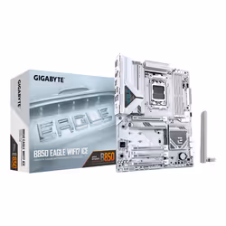 GIGABYTE B850 EAGLE WIFI7 ICE Carte mère - Processeurs AMD Ryzen série 9000, VRM numérique 8+2+2 phases, jusqu'à 8200 MHz DDR ...