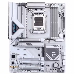 GIGABYTE B850 EAGLE ICE Carte Mère – Processeurs AMD Ryzen série 9000, VRM numérique 8+2+2 phases, jusqu'à 8200 MHz DDR5 (O.C), 1 x M.2 PCIe 5.0 + 2 x M.2 PCIe 4.0, LAN 2.5 GbE, USB 3.2 Gen 2 - Vue supplémentaire 2