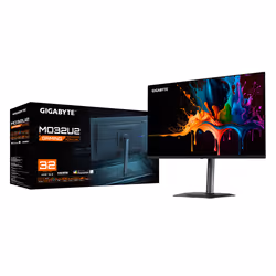 GIGABYTE MO32U2 Moniteur Gaming OLED 32” 4K UHD - 3840 x 2160, 240Hz, 0.03ms, 250 cd/m², G-Sync Compatible, FreeSync Premium Pro, Display HDR True Black 400, HDMI 2.1, DisplayPort 1.4 - Vue supplémentaire 5