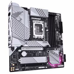 GIGABYTE B760M AORUS ELITE WIFI6E GEN5 Carte Mère – Compatible avec les processeurs Intel Core 14e génération, VRM numérique 12+1+1 phases, jusqu'à 5600 MHz DDR5, 2 x M.2 PCIe 4.0, Wi-Fi 6E, LAN 2.5 GbE, USB 3.2 Gen 2x2 - Vue supplémentaire 3