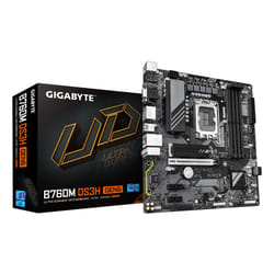 GIGABYTE B760M DS3H GEN5 Carte Mère – Prend en charge les processeurs Intel Core 14e génération, VRM numérique 6+2+1 phases, jusqu'à 5600 MHz DDR4, 2 x M.2 PCIe 4.0, LAN 2.5GbE, USB 3.2 Gen2
