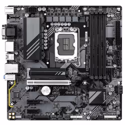 GIGABYTE B760M DS3H GEN5 Carte Mère – Prend en charge les processeurs Intel Core 14e génération, VRM numérique 6+2+1 phases, jusqu'à 5600 MHz DDR4, 2 x M.2 PCIe 4.0, LAN 2.5GbE, USB 3.2 Gen2 - Vue supplémentaire 2