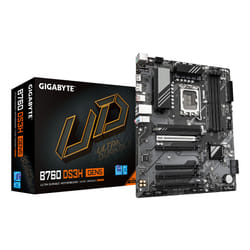 GIGABYTE B760 DS3H GEN5 Carte Mère – Compatible avec les processeurs Intel Core 14e génération, VRM numérique 8+2+1 phases, jusqu'à 5600 MHz DDR5, 2 x M.2 PCIe 4.0, LAN 1 GbE, USB 3.2 Gen 2x2