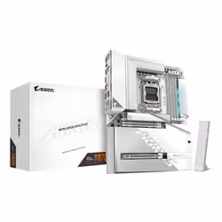 GIGABYTE X870 AORUS STEALTH ICE Carte Mère – Prend en charge les processeurs AMD Ryzen 9000, VRM numérique 16+2+2 phases, jus ...
