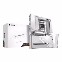 GIGABYTE B850 AORUS STEALTH ICE Carte Mère – Processeurs AMD Ryzen série 9000, VRM numérique 14+2+2 phases, jusqu’à 8200 MHz  ...