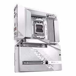 GIGABYTE B850 AORUS STEALTH ICE Carte Mère – Processeurs AMD Ryzen série 9000, VRM numérique 14+2+2 phases, jusqu'à 8200 MHz DDR5 (OC), 2 x M.2 PCIe 5.0 + 2 x PCIe 4.0, Wi-Fi 7, LAN 5 GbE, USB 3.2 Gen 2 - Vue supplémentaire 4