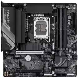 GIGABYTE B760M GAMING X DDR4 GEN5 Carte Mère – Compatible avec les processeurs Intel Core 14e génération, VRM 8+1+1 phases, jusqu’à 3200 MHz DDR4, 2 x M.2 PCIe 4.0, LAN 2.5 GbE, USB 3.2 Gen 1 - Vue supplémentaire 2