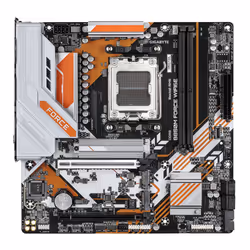 GIGABYTE B850M FORCE WIFI6E Carte Mère – Compatible avec les processeurs AMD Ryzen série 9000, VRM numérique 8+2+2 phases, jusqu'à 9600 MHz DDR5 (OC), 1 x M.2 PCIe 5.0 + 2 x M.2 PCIe 4.0, Wi-Fi 6E, LAN 2.5 GbE, USB 3.2 Gen 2 - Vue supplémentaire 2