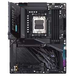 GIGABYTE X870E AORUS ELITE X3D Carte Mère – Prend en charge les processeurs AMD Ryzen 9000, VRM numérique 16+2+2 phases, jusqu'à 9000 Hz DDR5 (OC), 2 x PCIe 5.0 + 2 x PCIe 4.0, Wi-Fi 7, LAN 5 GbE, USB 4 - Vue supplémentaire 2