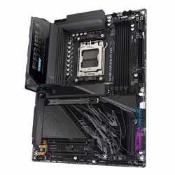 GIGABYTE X870E AORUS ELITE X3D Carte Mère – Prend en charge les processeurs AMD Ryzen 9000, VRM numérique 16+2+2 phases, jusqu'à 9000 Hz DDR5 (OC), 2 x PCIe 5.0 + 2 x PCIe 4.0, Wi-Fi 7, LAN 5 GbE, USB 4 - Vue supplémentaire 4