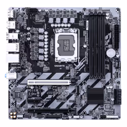 GIGABYTE Q870M D3H Carte Mère - Processeurs Intel Core Ultra (Série 2), VRM 4+1+2 phases, jusqu'à 9066MHz DDR5 (O.C), 2xPCIe 4.0 M.2, LAN 1GbE, USB 3.2 Gen 2 - Vue supplémentaire 2