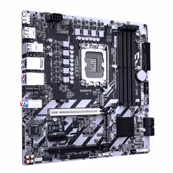 GIGABYTE Q870M D3H Carte Mère - Processeurs Intel Core Ultra (Série 2), VRM 4+1+2 phases, jusqu'à 9066MHz DDR5 (O.C), 2xPCIe 4.0 M.2, LAN 1GbE, USB 3.2 Gen 2 - Vue supplémentaire 3