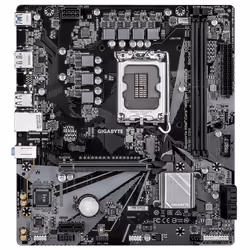 GIGABYTE H610M D3W Carte Mère - Prend en charge les processeurs Intel Core 14e génération, VRM 5+1+1 phases, jusqu'à 5600MHz DDR4, 1xPCIe 3.0 M.2, LAN 1GbE, USB 3.2 Gen 1 - Vue supplémentaire 2