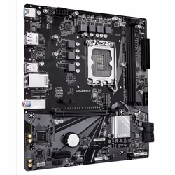 GIGABYTE H610M D3W Carte Mère - Prend en charge les processeurs Intel Core 14e génération, VRM 5+1+1 phases, jusqu'à 5600MHz DDR4, 1xPCIe 3.0 M.2, LAN 1GbE, USB 3.2 Gen 1 - Vue supplémentaire 3