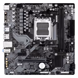 GIGABYTE B840M H Carte Mère - Processeurs AMD Ryzen 9000, VRM 5+2+2 phases, jusqu’à 7200MHz DDR5 (O.C), 1xPCIe 4.0 M.2, LAN 1GbE, USB 3.2 Gen 1 - Vue supplémentaire 2