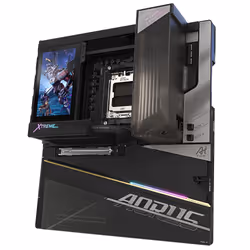 GIGABYTE X870E AORUS XTREME X3D AI TOP Carte Mère - Prend en charge les processeurs AMD Ryzen série 9000, VRM 24+2+2 phases, jusqu'à 9000MHz DDR5 (O.C.), 2xPCIe 5.0 M.2 + 3xPCIe 4.0 M.2, Wi-Fi 7, LAN 10GbE, USB 4 - Vue supplémentaire 3