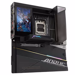 GIGABYTE X870E AORUS XTREME X3D AI TOP Carte Mère - Prend en charge les processeurs AMD Ryzen série 9000, VRM 24+2+2 phases, jusqu'à 9000MHz DDR5 (O.C.), 2xPCIe 5.0 M.2 + 3xPCIe 4.0 M.2, Wi-Fi 7, LAN 10GbE, USB 4 - Vue supplémentaire 4