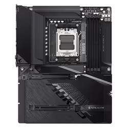 GIGABYTE B850 AORUS STEALTH Carte Mère – Processeurs AMD Ryzen 9000 Series, VRM numérique 14+2+2 phases, jusqu’à 8200 MHz DDR5 (O.C.), 2× M.2 PCIe 5.0 + 2× M.2 PCIe 4.0, Wi-Fi 7, LAN 5 GbE, USB 3.2 Gen 2 - Vue supplémentaire 2