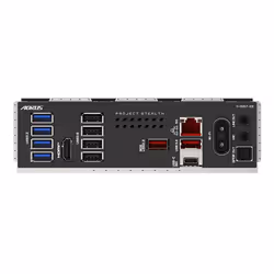 GIGABYTE B850 AORUS STEALTH Carte Mère – Processeurs AMD Ryzen 9000 Series, VRM numérique 14+2+2 phases, jusqu’à 8200 MHz DDR5 (O.C.), 2× M.2 PCIe 5.0 + 2× M.2 PCIe 4.0, Wi-Fi 7, LAN 5 GbE, USB 3.2 Gen 2 - Vue supplémentaire 6