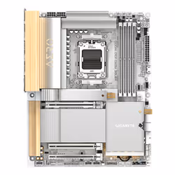 GIGABYTE X870E AERO X3D WOOD Carte Mère - Prend en charge les processeurs AMD Ryzen 9000, VRM numérique 16+2+2 phases, jusqu’à 9000Hz DDR5 (O.C.), 2xPCIe 5.0 + 2xPCIe 4.0, Wi-Fi 7, LAN 5GbE, USB 4 - Vue supplémentaire 2