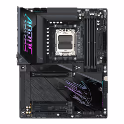 GIGABYTE X870E AORUS PRO X3D Carte Mère - Prend en charge les processeurs AMD Ryzen 9000, VRM numérique 18+2+2 phases, jusqu'à 9000MHz DDR5 (O.C.), 2xPCIe 5.0 + 2xPCIe 4.0, Wi-Fi 7, LAN 5GbE, USB 4 - Vue supplémentaire 2