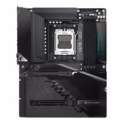 GIGABYTE X870 AORUS STEALTH Carte Mère - Prend en charge les processeurs AMD Ryzen 9000, VRM numérique 16+2+2 phases, jusqu’à 8200MHz DDR5 (O.C.), 2xPCIe 5.0 + 2xPCIe 4.0, Wi-Fi 7, LAN 5GbE, USB 4 - Vue supplémentaire 2