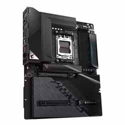 GIGABYTE X870 AORUS STEALTH Carte Mère - Prend en charge les processeurs AMD Ryzen 9000, VRM numérique 16+2+2 phases, jusqu’à 8200MHz DDR5 (O.C.), 2xPCIe 5.0 + 2xPCIe 4.0, Wi-Fi 7, LAN 5GbE, USB 4 - Vue supplémentaire 3