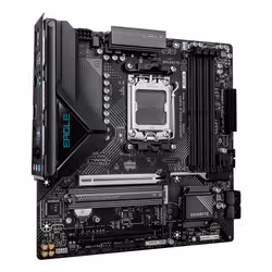 GIGABYTE B850M EAGLE WIFI7 Carte Mère – Processeurs AMD Ryzen 9000 Series, VRM numérique 8+2+2 phases, jusqu’à 8200 MHz DDR5 (O.C.), 1× M.2 PCIe 5.0 + 1× M.2 PCIe 4.0, Wi-Fi 7, LAN 2.5 GbE, USB 3.2 Gen 2 - Vue supplémentaire 3