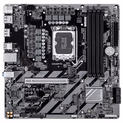GIGABYTE B860M D3W Carte Mère – Processeurs Intel Core Ultra Series, VRM 4+1+2 phases, jusqu'à 9066 MHz DDR5, 2x PCIe 4.0 M.2, LAN 1 GbE, USB 3.2 Gen 1 - Vue supplémentaire 2