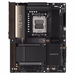 GIGABYTE X870E AERO X3D DARK WOOD Carte Mère – Compatible avec les processeurs AMD Ryzen 9000, VRM numérique 16+2+2 phases, jusqu’à 9000 Hz DDR5 (OC), 2x PCIe 5.0 + 2x PCIe 4.0, Wi-Fi 7, LAN 5 GbE, USB 4 - Vue supplémentaire 2