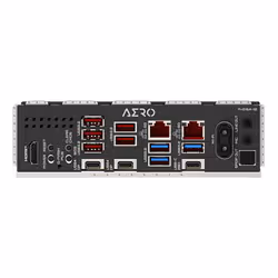 GIGABYTE X870E AERO X3D DARK WOOD Carte Mère – Compatible avec les processeurs AMD Ryzen 9000, VRM numérique 16+2+2 phases, jusqu’à 9000 Hz DDR5 (OC), 2x PCIe 5.0 + 2x PCIe 4.0, Wi-Fi 7, LAN 5 GbE, USB 4 - Vue supplémentaire 6
