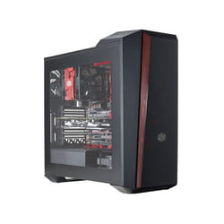Cooler Master MasterBox 5t Midi Tower Noir, Rouge
