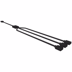 Cooler Master R4-ACCY-RGBS-R2, Diviseur de câbles, Laiton, PVC, Noir, Femelle, Femelle, 580 mm