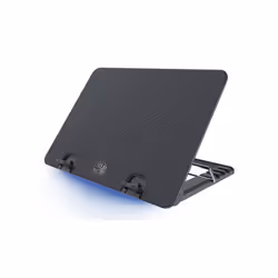 Cooler Master Ergostand IV, Supports de Laptop, Noir, Métal, Plastique, Caoutchouc, 43,2 cm (17"), 1 pièce(s), 14 cm