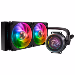 Cooler Master MasterLiquid ML240P Mirage, Refroidisseur de liquide tout-en-un, 60,95 cfm, Noir